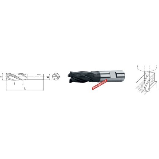 Elmag HSSE PM-Schaftfräser HR P DIN 844
