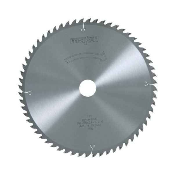 Sägeblatt-HM 250x2,8/3,2x30 mm Z 60 WZ, 092466