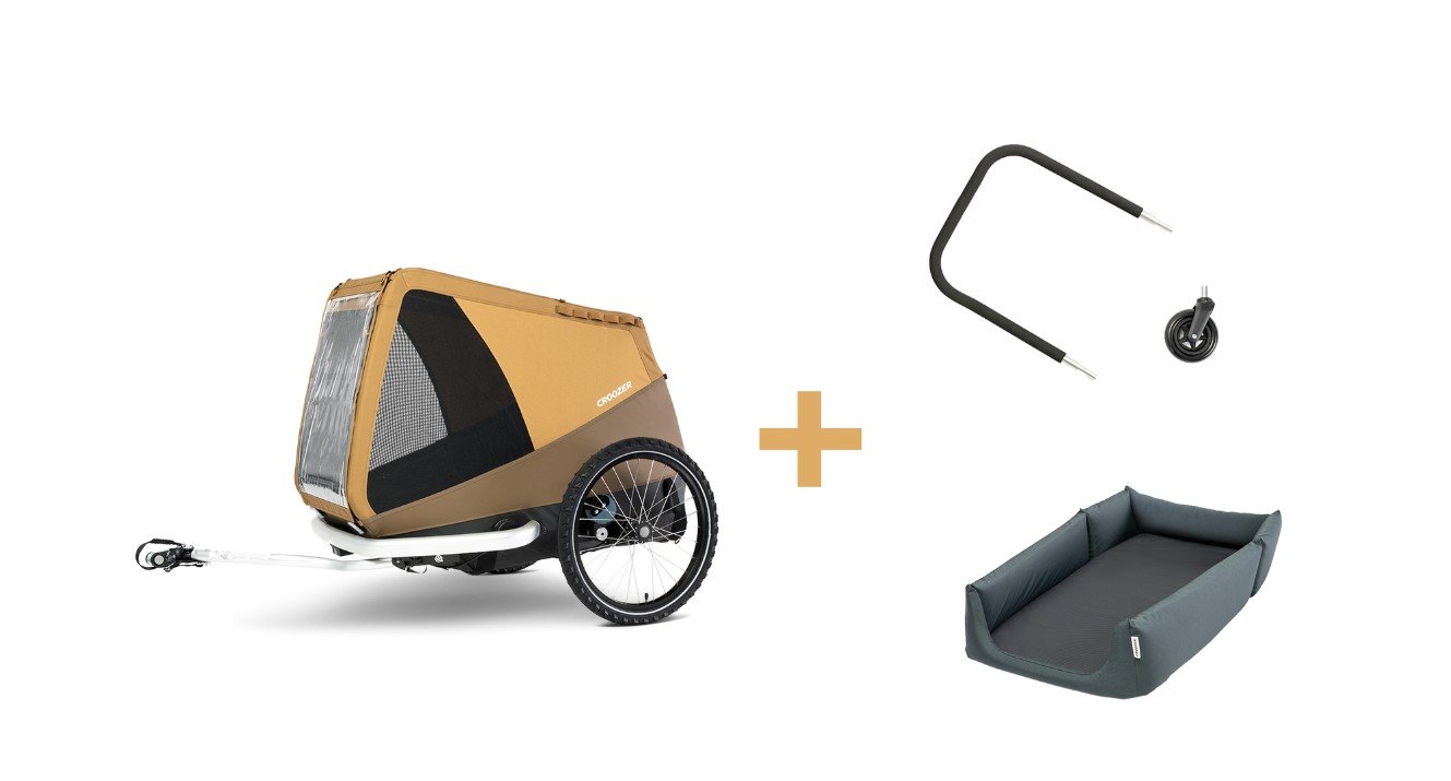 Croozer Dog Mikke Easy Start Vorteilspaket für Hundeanhänger