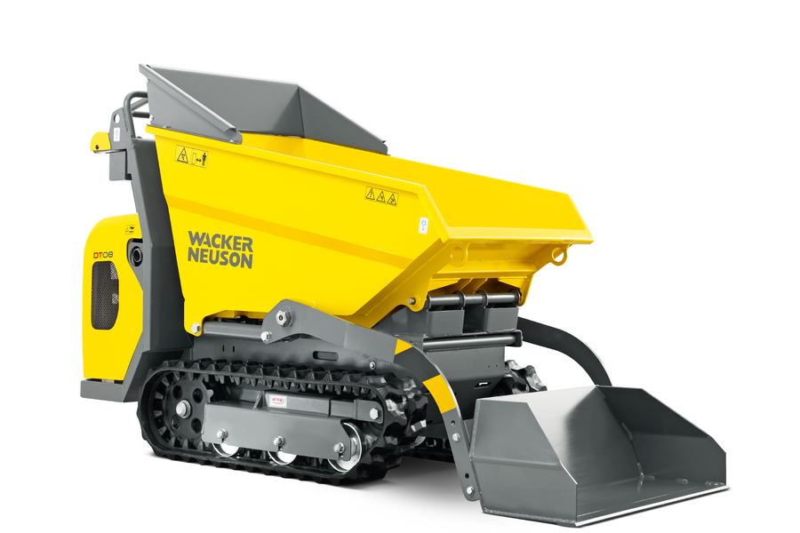 Wacker Neuson DT08 – Raupentransporter mit Selbstladeschaufel, 800 kg