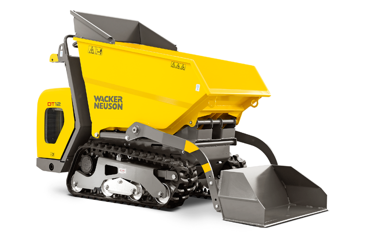 Wacker Neuson DT12 – Raupentransporter mit Selbstladeschaufel, 1.200 kg