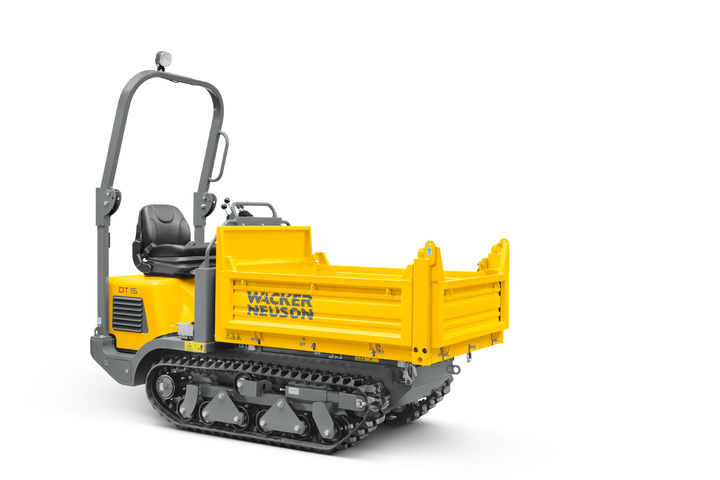 Wacker Neuson DT15 – Raupentransporter mit Dreiseitenkipper, 1.500 kg