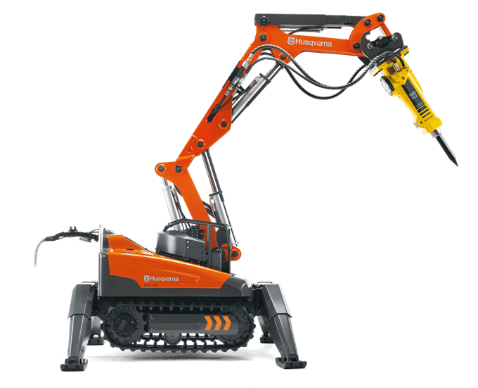 Husqvarna DXR 140 – ferngesteuerter Abbruchroboter, Vorführgerät