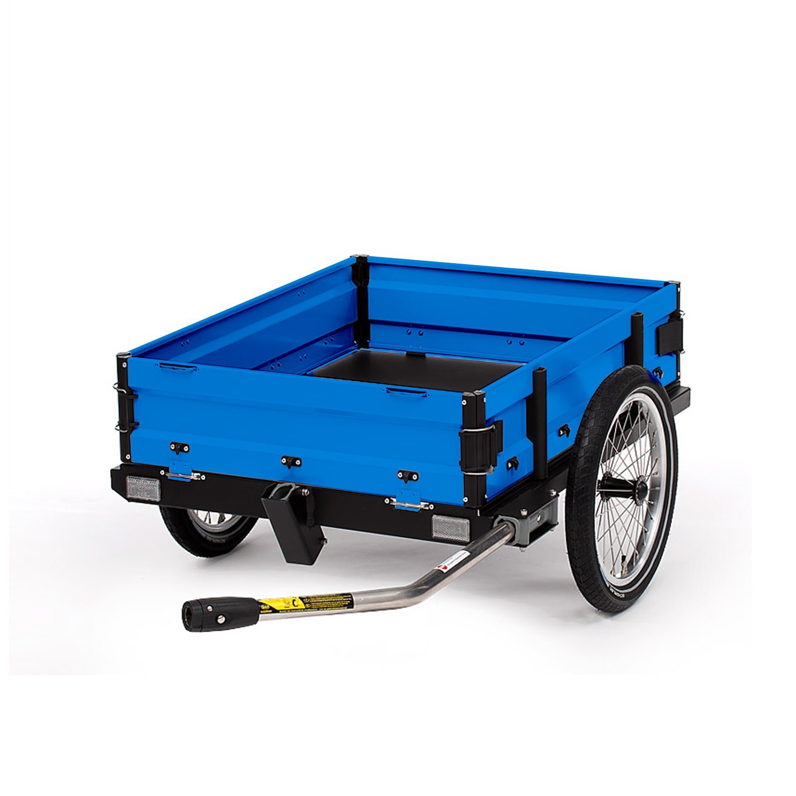 Roland Carrie M.e. Fahrrad-Transportanhänger mit Bordwand – Blau
