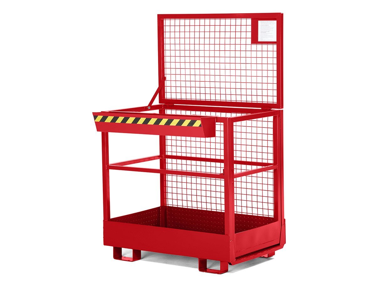 Hanse Lifter RR Arbeitskorb RAK, RAL 5018 Türkisblau, stabil – Bild 2