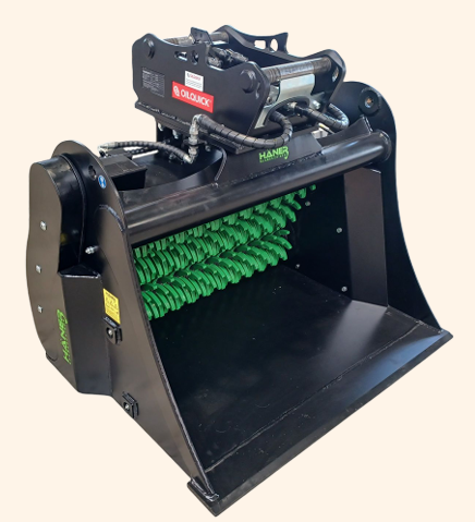 HÄNER HSS 600-3 – Schaufel-Separator für Minibagger 2,5 bis 5,0 to.