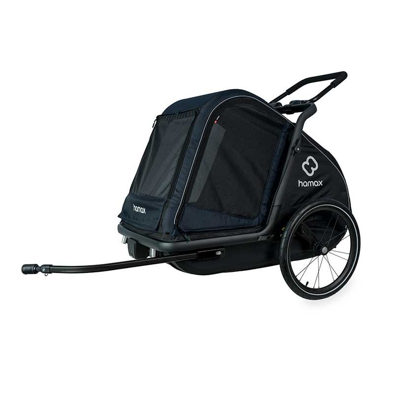 Hamax Pluto L Hundeanhänger für Fahrrad