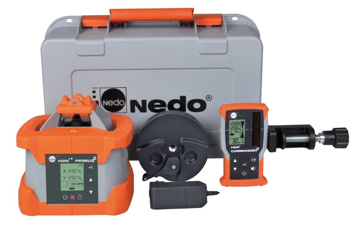 NEDO PRIMUS 2 H2N+ mit Commandor 2, horizontaler Rotations- und Neigungslaser