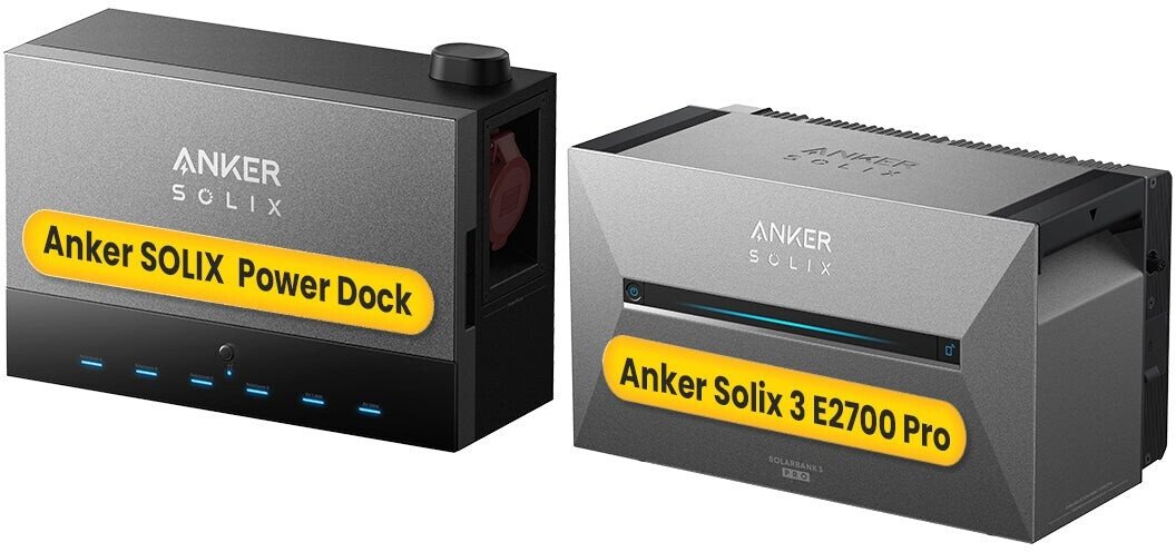 Anker SOLIX Power Dock mit Solarbank 3 E2700 Pro