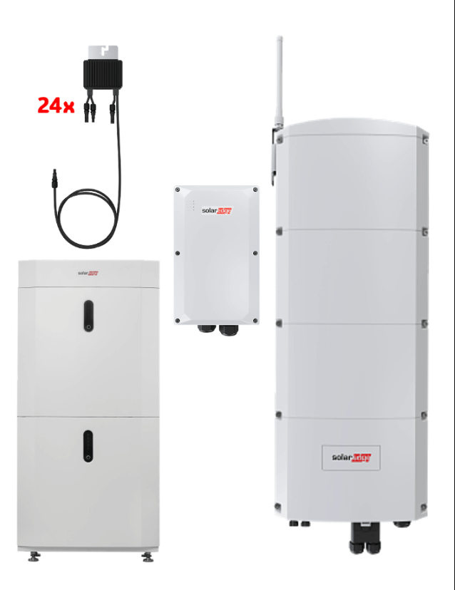 SolarEdge Single Kit Backup 10 kW mit 9,7 kWh für CH als Backup-Set