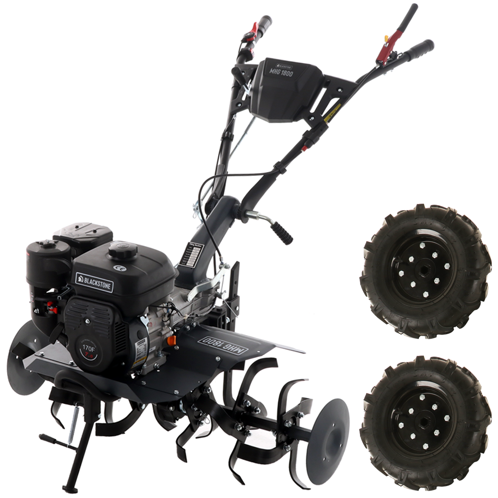 BlackStone MHG 1800 Benzin-Motorhacke mit 212 cm³ Hubraum und 7 PS