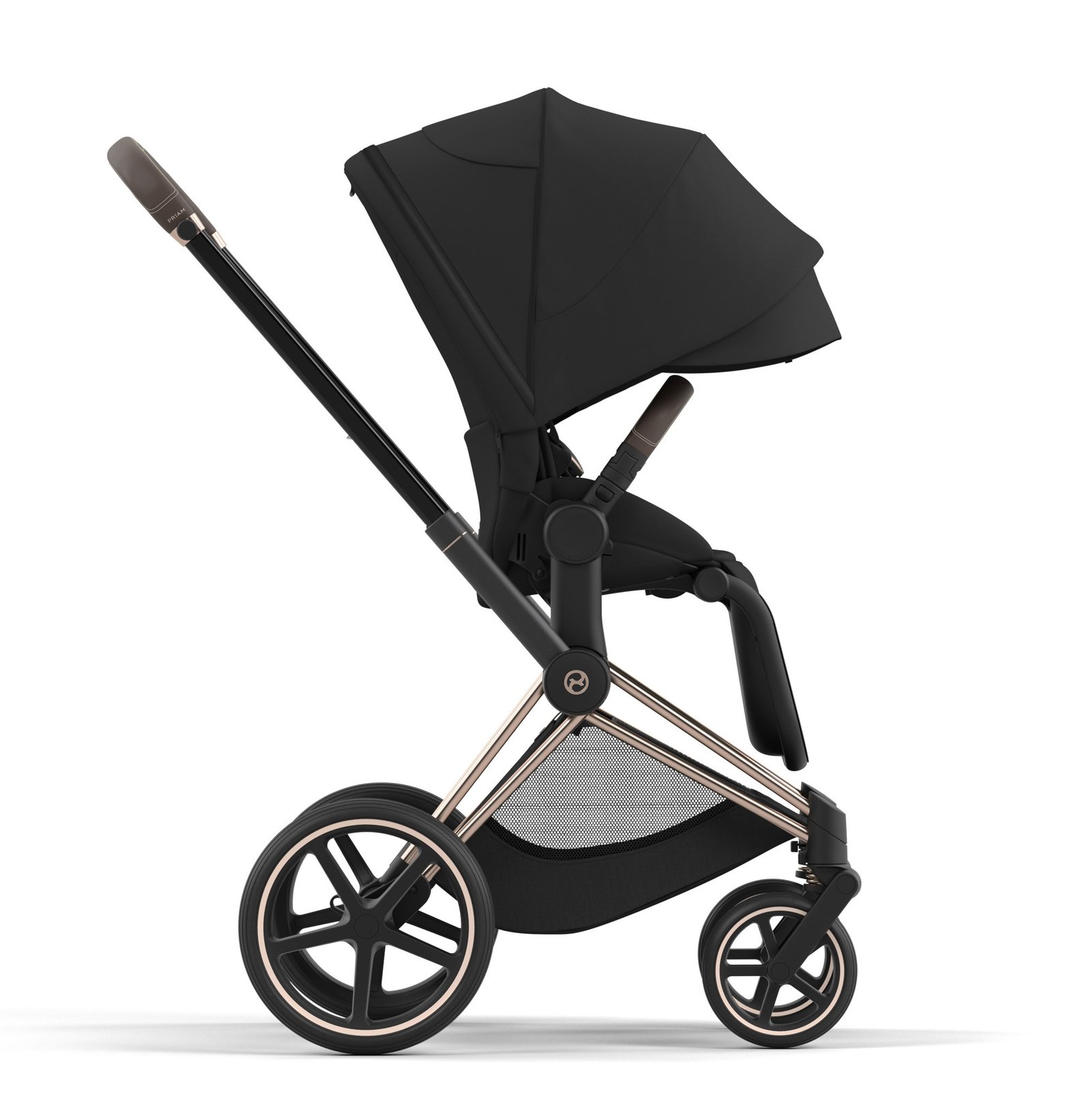 Cybex Platinum Priam Kombikinderwagen in Sepia Black/Rose Gold – Bild 7