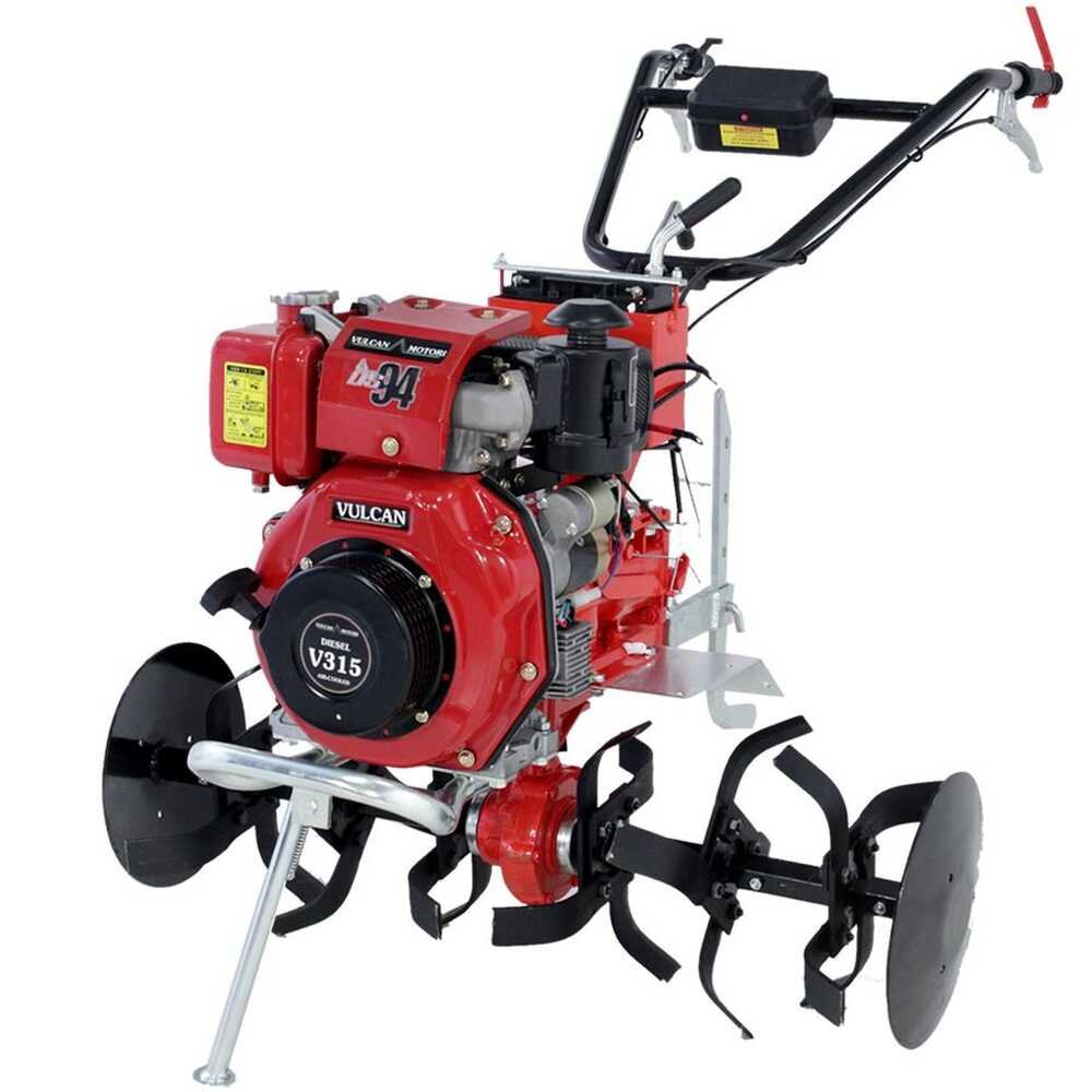 Diesse DS94 Motorhacke/Gartenfräse mit 7 HP Dieselmotor, Elektrostarter, 95 cm Fräse