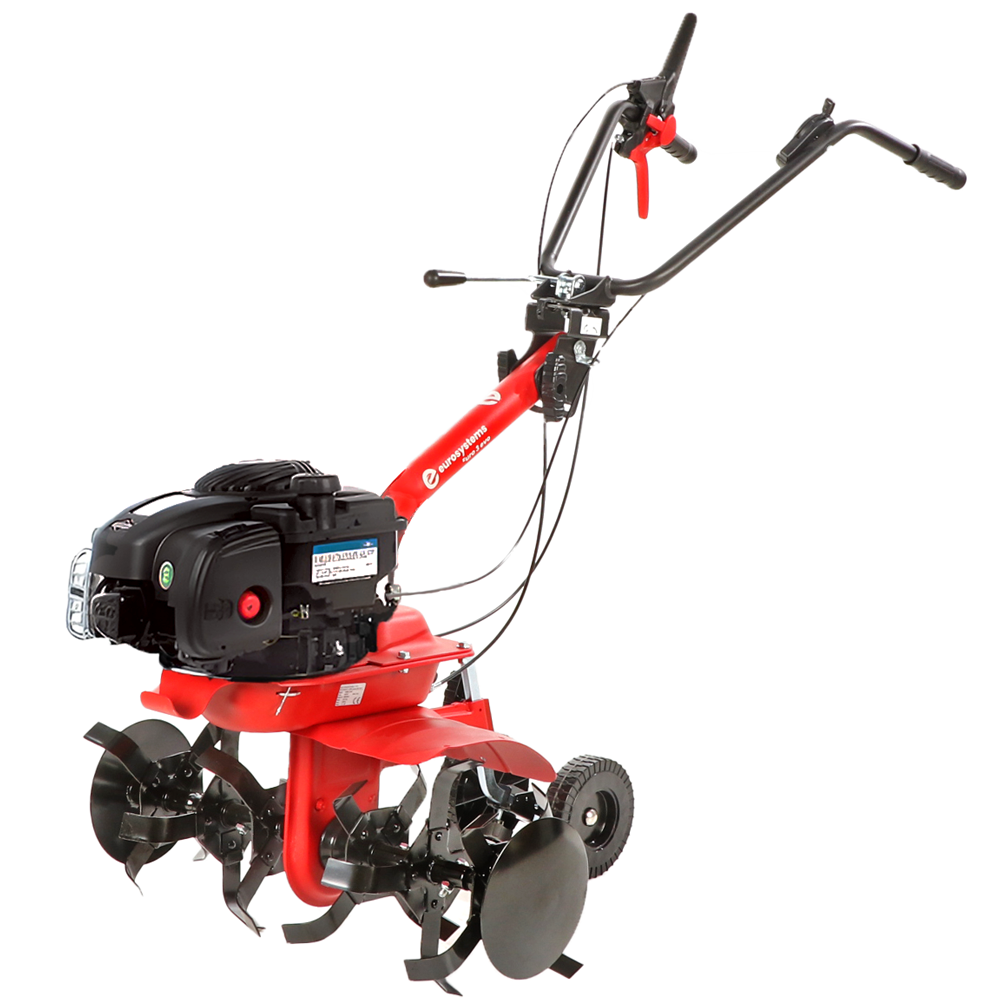 Eurosystems E3-EVO RM Benzin-Motorhacke mit 70 cm Fräse und B&S 450 E Motor