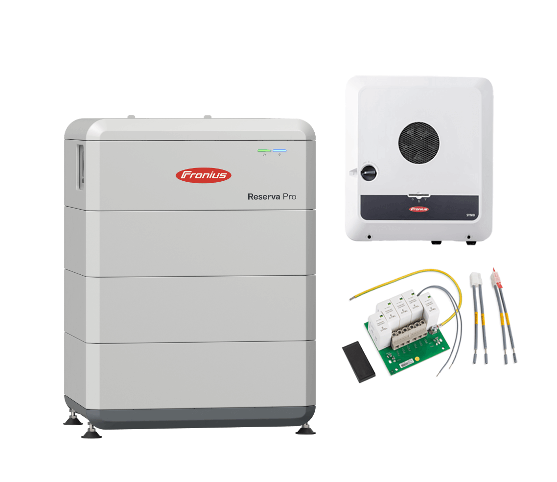 Fronius Symo GEN24 8.0 Plus Bundle mit Reserva Pro 12 und DC-Überspannungsschutz