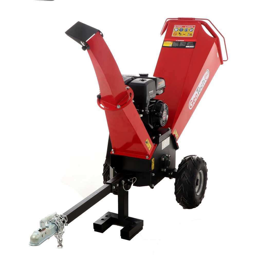 GeoTech Pro PCS 150L Profi-Häcksler und Schredder mit Benzinmotor 15 PS