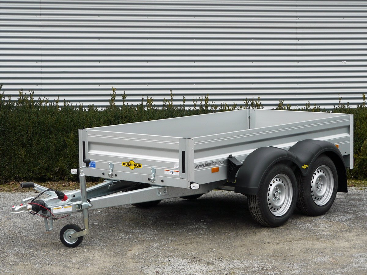 Humbaur HA202513 – Anhänger mit Ladehöhe 540 mm, 13 Zoll