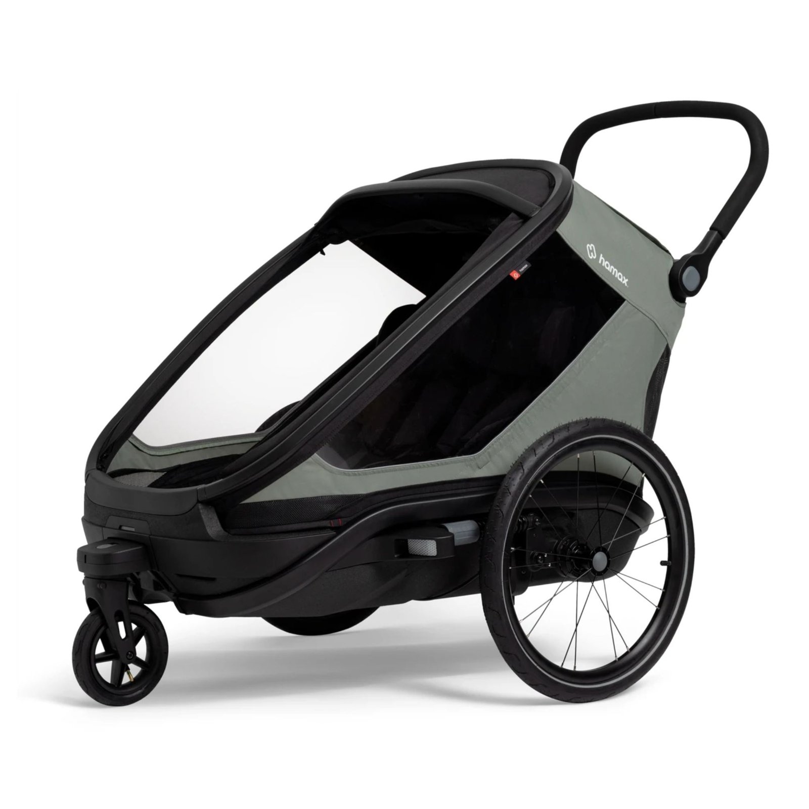 Hamax Outback Next Bike Trailer in Grün