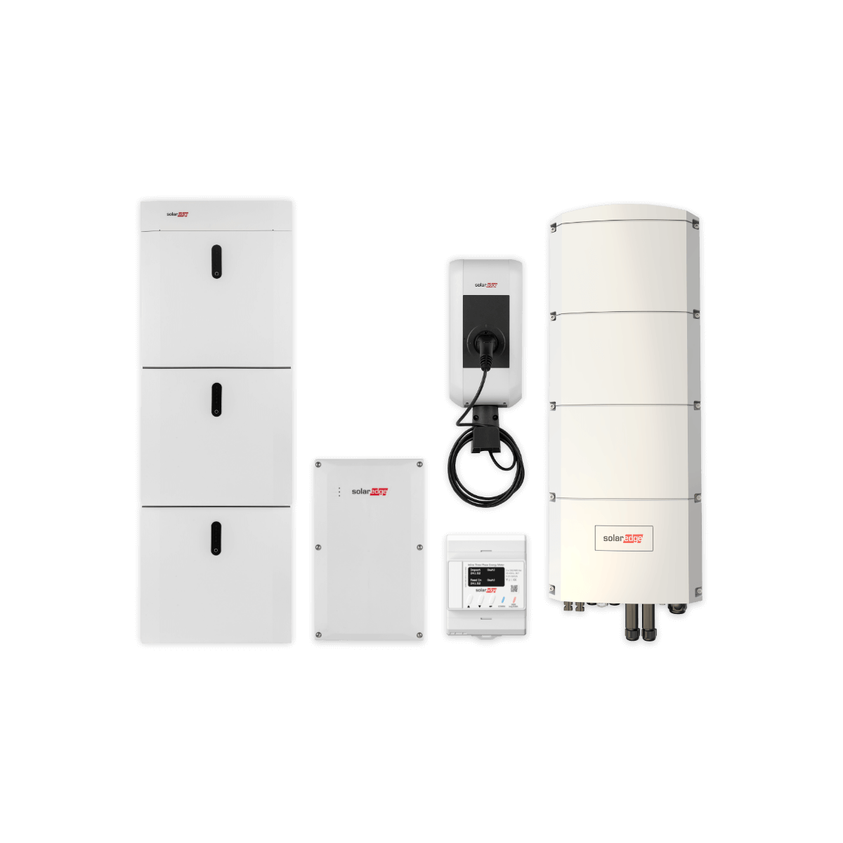 SolarEdge Home Ersatzstrom-Kombipaket mit Ladestation, SE10K-RWB48 und 14,55 kWh
