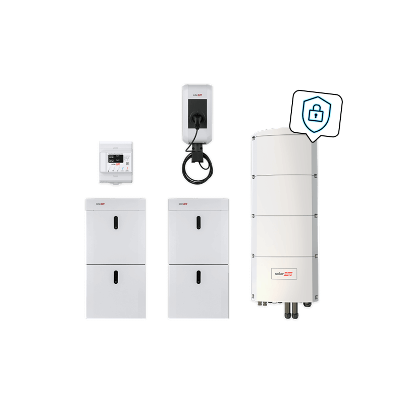 SolarEdge Home Kombipaket mit Ladestation, SE10K-RWB48 und 19,4 kWh