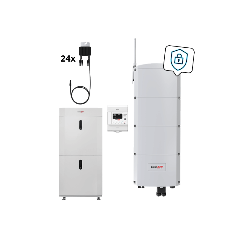 SolarEdge Single Kit 10 kW mit 9,7 kWh als Komplettset