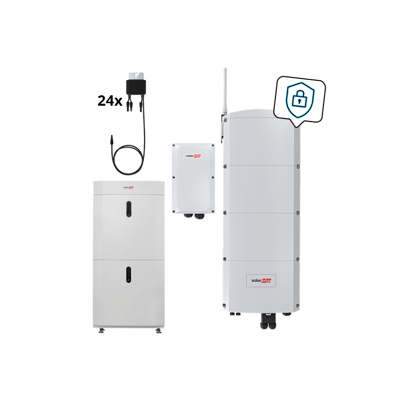 SolarEdge Single Kit Backup 10 kW mit 9,7 kWh als Backup-Komplettset