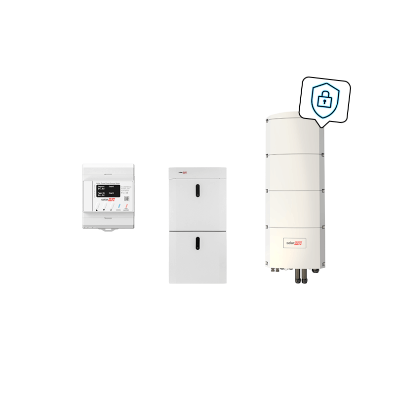 SolarEdge Home Set mit SE8K-RWB48 und 9,7 kWh