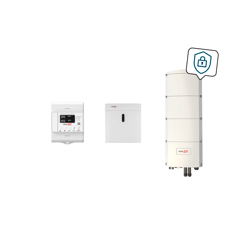 SolarEdge Home Set mit SE10K-RWB48 und 4,85 kWh