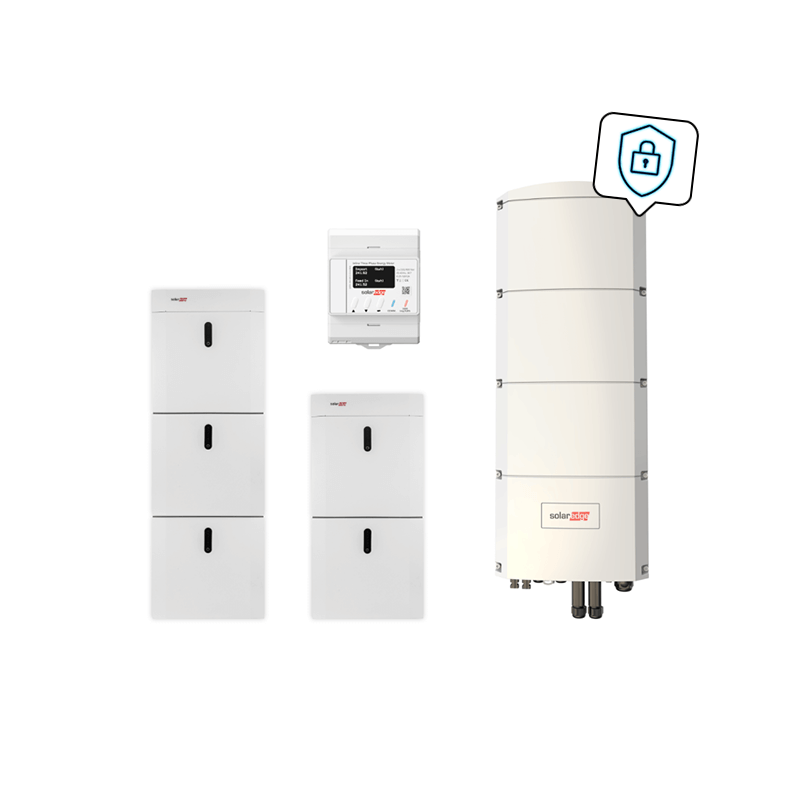 SolarEdge Home Paket mit SE8K-RWB48 und 24,25 kWh Speicher