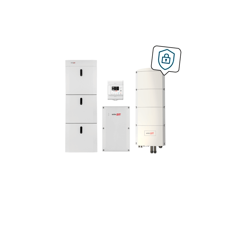 SolarEdge Home Ersatzstrom-Set mit SE8K-RWB48 und 14,55 kWh