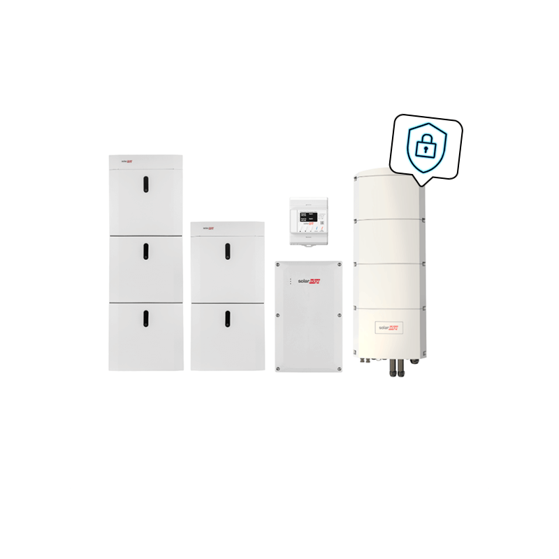 SolarEdge Home Ersatzstrom-Paket mit SE10K-RWB48 und 24,25 kWh