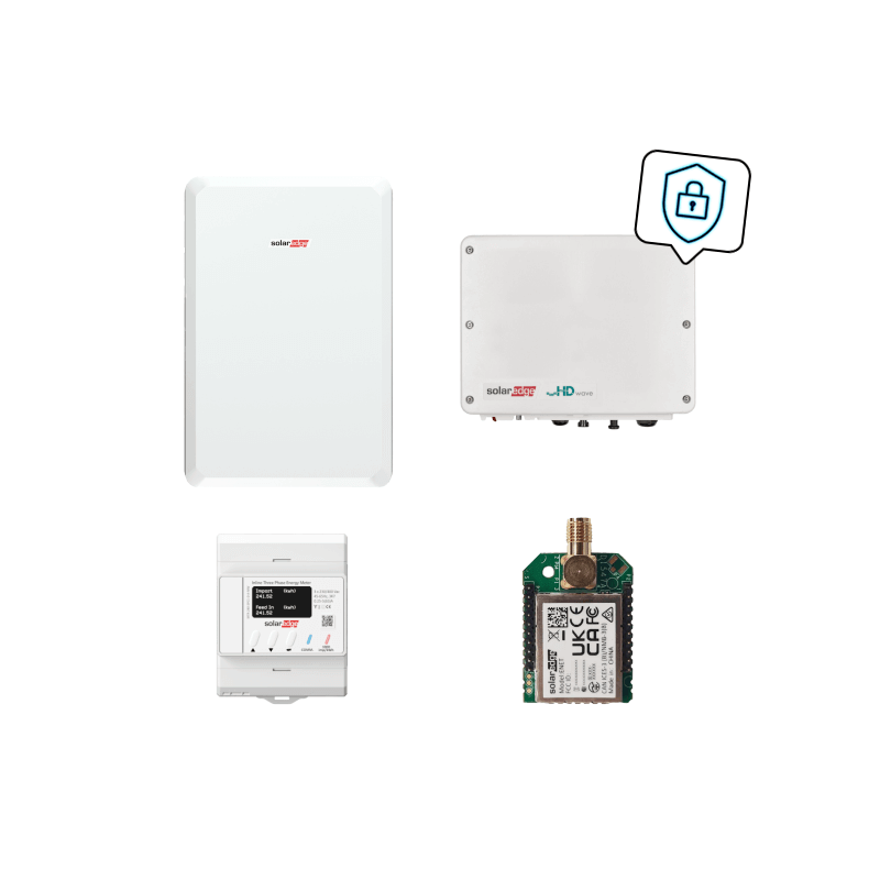 SolarEdge Home Hochvolt-Batterie mit SolarEdge SE3680H-BEN4