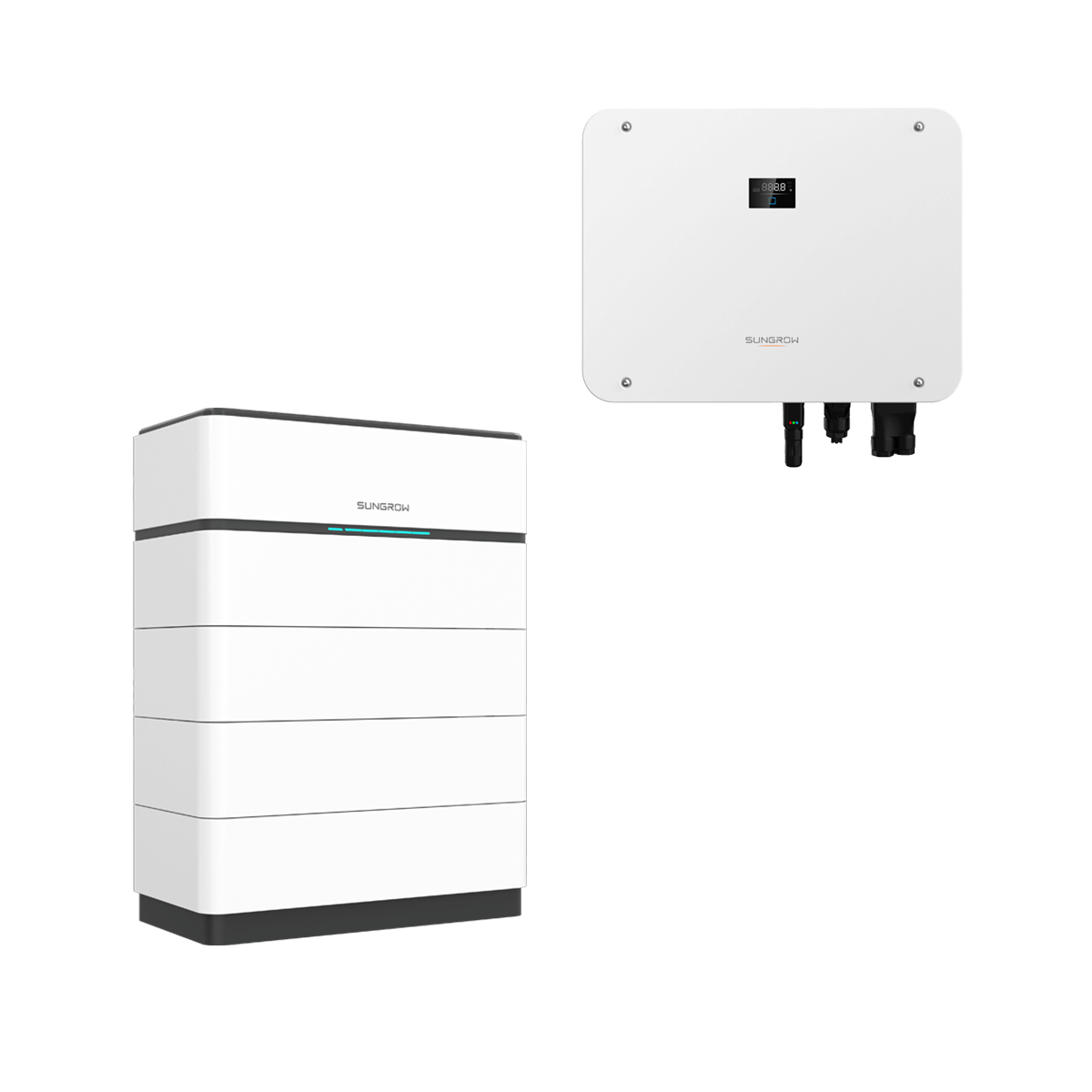 Pack PV 20 kW Sungrow avec hybride Sungrow SH20T et batterie Sungrow SBH200