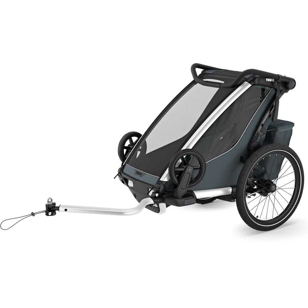 Thule Chariot Cross 2 Einsitzer Kinderfahrradanhänger, Dark Slate (Modell 2026)
