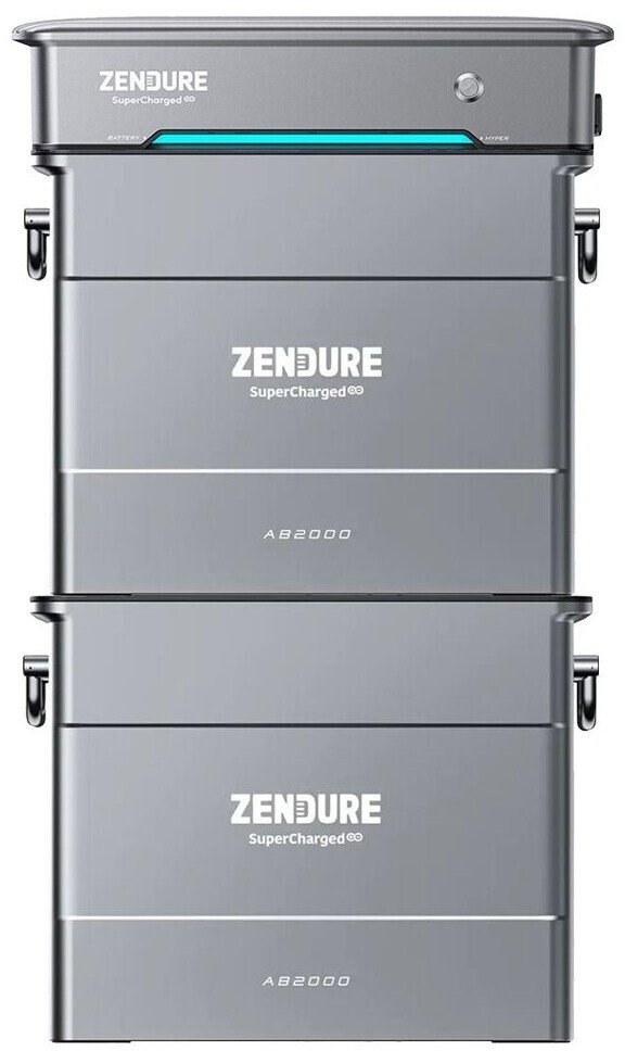 Zendure SolarFlow Hyper 2000 mit 2 x AB2000X 3,48kWh