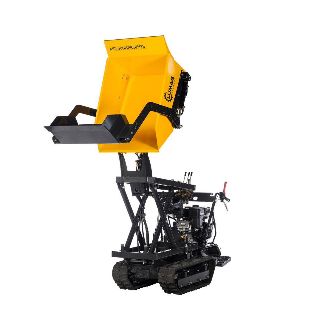 LUMAG MD500HPROHTS – Raupentransporter mit Hochkippmulde, 500 kg