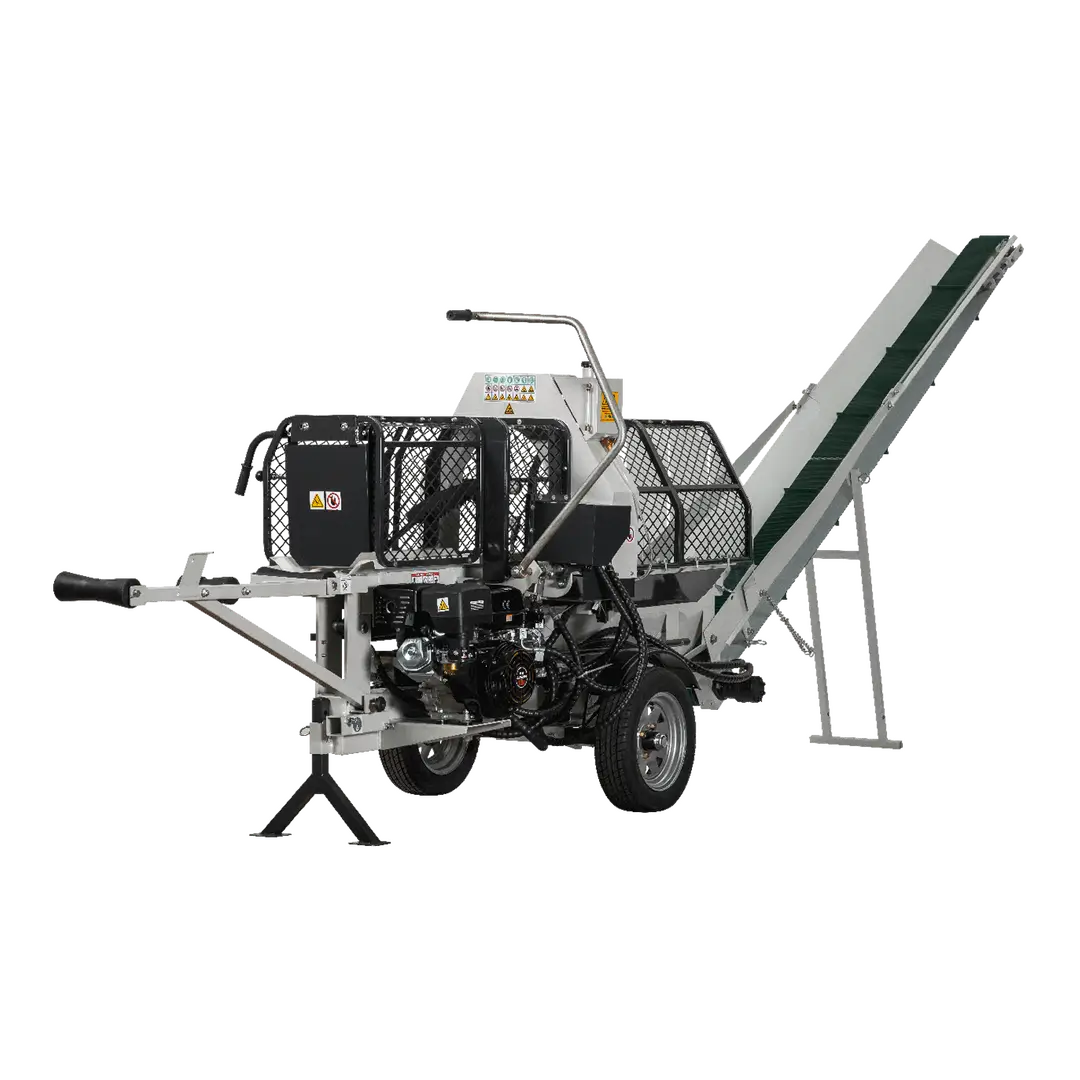 LUMAG SSA400G | Benzin-Sägespaltmaschine mit Förderband