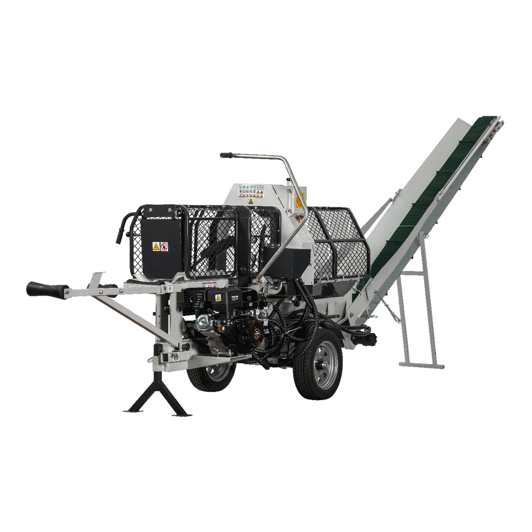 LUMAG SSA400G – Benzin-Sägespaltmaschine mit Förderband