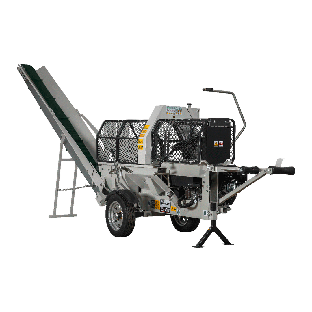 LUMAG SSA400G | Benzin-Sägespaltmaschine mit Förderband – Bild 2