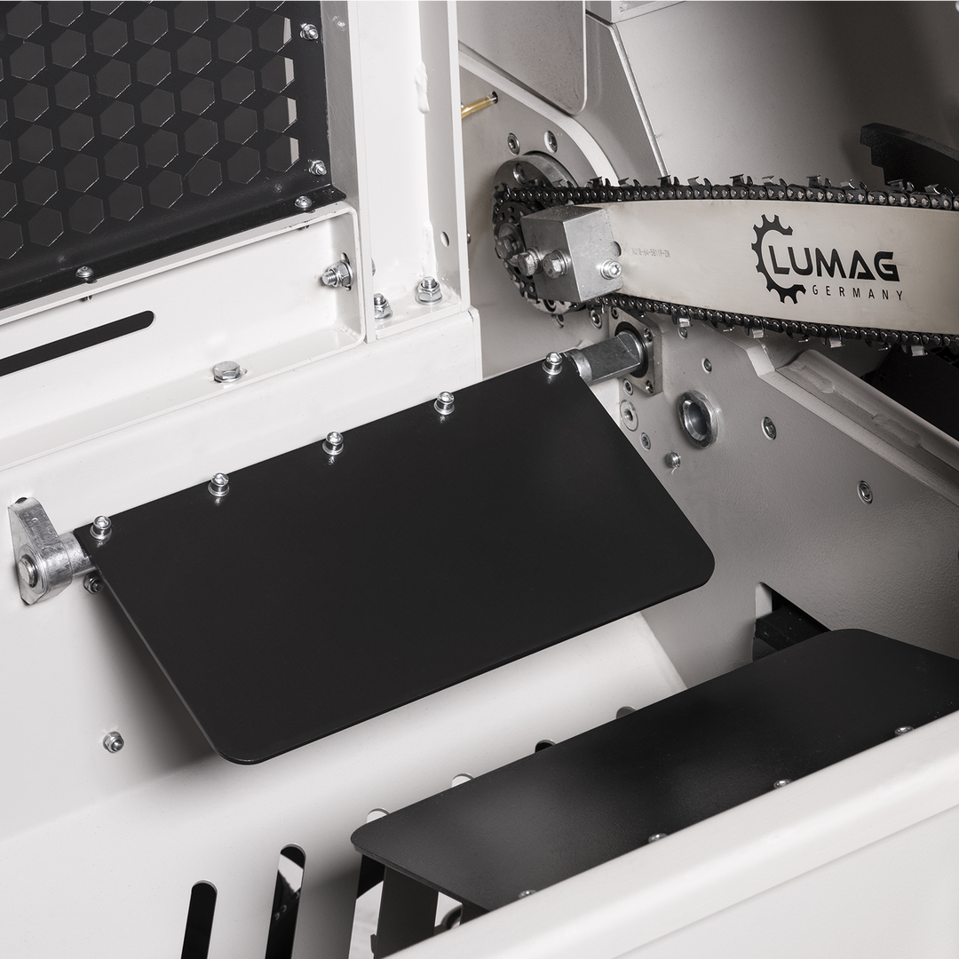 LUMAG SSA400EHPROS | Elektro-Sägespaltmaschine mit Förderband und Zuführförderband – Bild 4