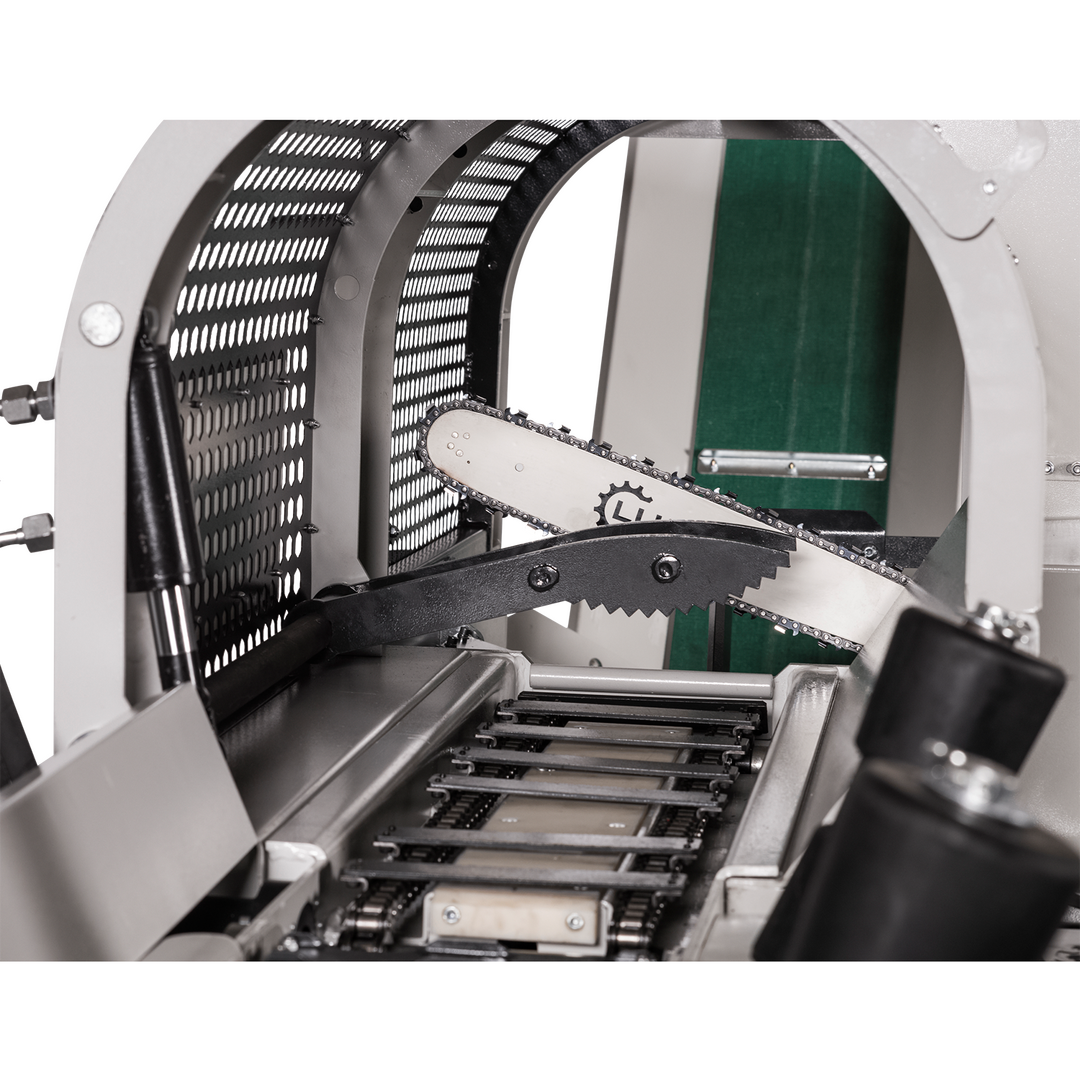 LUMAG SSA400EHPROS | Elektro-Sägespaltmaschine mit Förderband und Zuführförderband – Bild 5